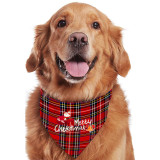Christmas Design Pet Scarf Santa Gift Dog Cloth