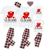 Family Matching Pajamas Exclusive Design Family Name Custom White Short Long Pajamas Set