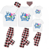 Family Matching Pajamas Exclusive Design Together We Are Family White Short Long Pajamas Set