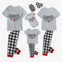 Family Matching Pajamas Exclusive Design Family Like Brarches Or A Tree We All Grow Yet Our Roots Remain As One Gray Short Long Pajamas Set