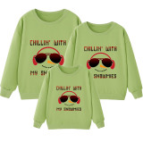 Family Matching Christmas Tops Exclusive Design Chillin Snowmies Family Christmas Sweatshirt