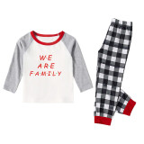 Christmas Matching Family Pajamas We Are Family White Pajamas Set