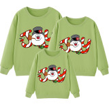 Family Matching Christmas Tops Exclusive Design Joy Snowman Family Christmas Sweatshirt