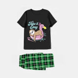 Family Matching Pajamas Exclusive Design Take It Easy Sloth Black Pajamas Set