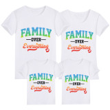 Family Matching Clothing Top Parent-kids Family Over Everthing Family T-shirts