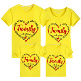 Family Matching Clothing Top Parent-kids Side By Side Or Miles Apart Family Will Always Be Connected By Heart Family T-shirts
