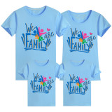 Family Matching Clothing Top Parent-kids Together We Are Family Family T-shirts