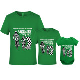 Father's Day Matching Clothing Top Father-kids Name Custom Partners For Life Family T-shirts