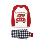 Christmas Matching Family Pajamas Merry Cristmas Y'll Gnomies Car Plaids Pants Pajamas Set