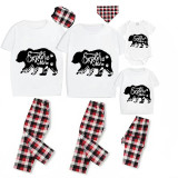Family Matching Pajamas Exclusive Design Explore More Bear White Short Long Pajamas Set