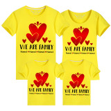 Family Matching Clothing Top Parent-kids Family Family Name Diy T-shirts