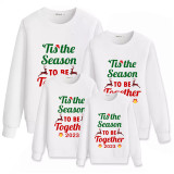 Family Matching Christmas Tops Exclusive Design This the Season Together Family Christmas Sweatshirt