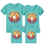 Family Matching Clothing Top Parent-kids 100% Lazy As Slow As Possible Family T-shirts