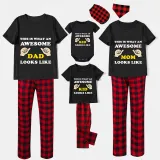 Family Matching Pajamas Exclusive Design This Is What An Awesome Black And Red Plaid Pants Pajamas Set