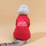 Christmas Design Merry Christams Hat Dog Cloth with Scarf