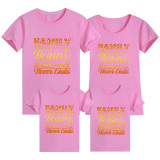 Family Matching Clothing Top Parent-kids Family Where Life Begins And Love Never Ends Family T-shirts