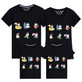 Family Matching Clothing Top Parent-kids Cute Penguins Family T-shirts