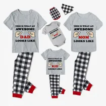 Family Matching Pajamas Exclusive Design This Is What An Awesome Gray Short Long Pajamas Set