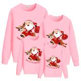 Family Matching Christmas Tops Exclusive Design Santa Deer Family Christmas Sweatshirt
