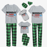 Family Matching Pajamas Exclusive Design Monday Error Loading Green Plaid Pants Pajamas Set