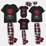 Family Matching Pajamas Exclusive Design Family Over Everthing Tree Black Pajamas Set