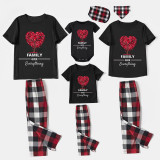 Family Matching Pajamas Exclusive Design Family Over Everthing Tree Black Pajamas Set