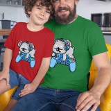 Father's Day Matching Clothing Top Father-kids Koala Games Family T-shirts