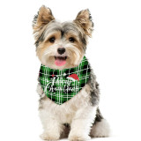 Christmas Design Pet Scarf Merry Christmas Hat Dog Cloth