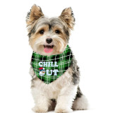 4 Pieces Chillin Out Christmas Pet Scarf  Dog Bandanas