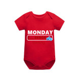 Family Matching Pajamas Exclusive Design Monday Error Loading Red Short Pajamas Set