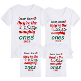 Family Matching Christmas Tops Exclusive Design Dear Santa Family Christmas T-shirt