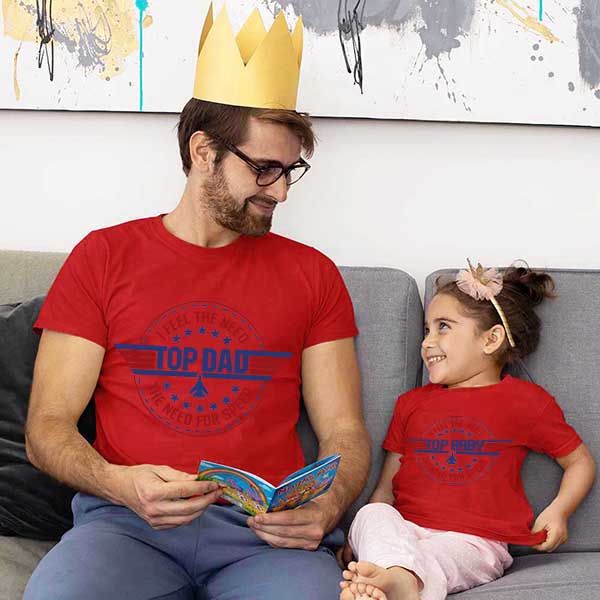 Father's Day Matching Clothing Top Father-kids Top Baby Top Dad Family T-shirts