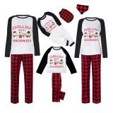 Christmas Matching Family Pajamas Chillin with Three Snowmies Plaids Pants Pajamas Set
