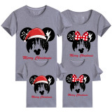 Family Matching Christmas Tops Exclusive Design Merry Christmas Mouse Family Christmas T-shirt