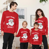 Family Matching Christmas Tops Exclusive Design Luminous Dear Santa We Good Family Christmas Sweatshirt