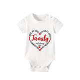 Family Matching Pajamas Exclusive Design Side By Side Or Miles Apart Family Will Always Be Connected By Heart White Short Long Pajamas Set