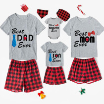 Family Matching Pajamas Exclusive Design Best One Ever White Short Pajamas Set