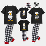 Family Matching Pajamas Exclusive Design I Just Really Like Penguins Ok Black Pajamas Set