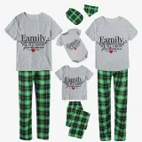 Family Matching Pajamas Exclusive Design Family Like Brarches Or A Tree We All Grow Yet Our Roots Remain As One Green Plaid Pants Pajamas Set