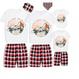 Family Matching Pajamas Exclusive Design Explore More Car White Short Pajamas Set