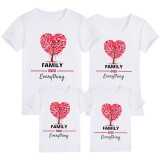 Family Matching Clothing Top Parent-kids Family Over Everthing Tree Family T-shirts