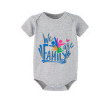 Family Matching Pajamas Exclusive Design Together We Are Family Gray Short Long Pajamas Set