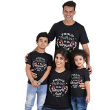 Family Matching Christmas Tops Exclusive Design Luminous Naughty List Family Christmas T-shirt