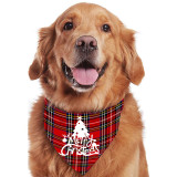 Christmas Design Pet Scarf Christams Tree Dog Cloth