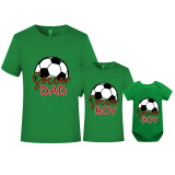 Father's Day Matching Clothing Top Father-kids Soccer Dad Boy Family T-shirts