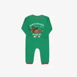 Christmas Matching Family Pajamas Dachshund Through The Snow Green Stripes Reindeer Pajamas Set