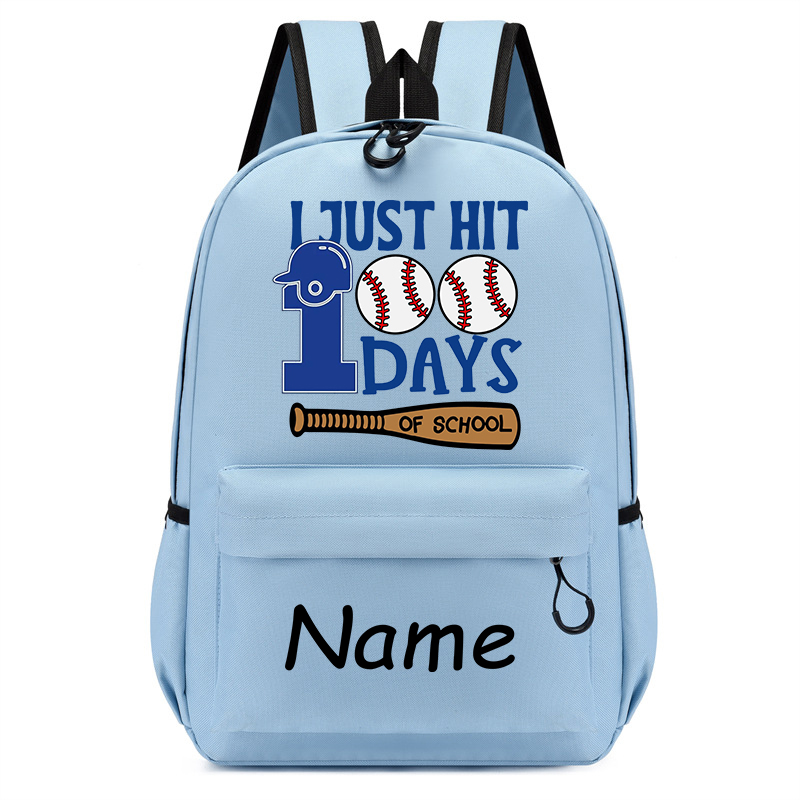 Primary School Pupil Bags Name Custom I Just Hit 100 Days of School School Bags