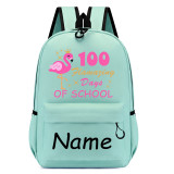 Primary School Pupil Bags Name Custom 100 Flamazing Days of School School Bags