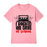 Youth Tops I Rocked 100 Days of School Voice Recorder High School Students T-shirts