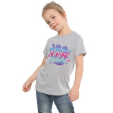 Toddler Kids Girls Tops 100 Mermazing Days Girl Students T-shirts